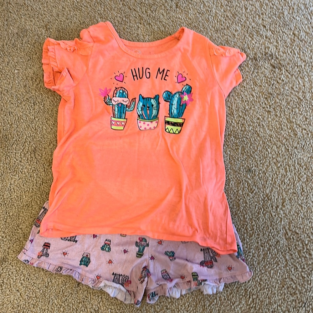 cute cactus pajama set